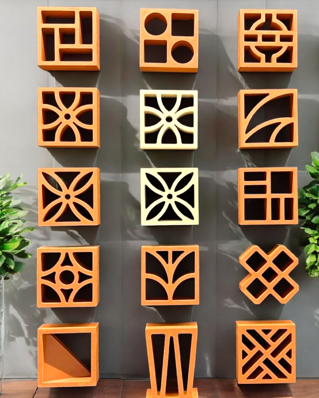 Terracotta jali